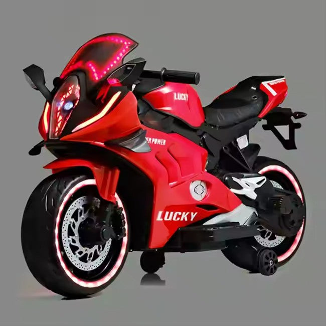 Motocicletă Electrică pentru Copii – Plimbări Pline de Energie și Distracție! Rosie 🚀🏍️